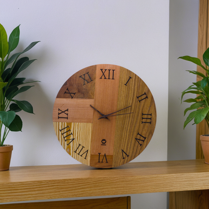 Horloge murale en bois Träpalett – L&