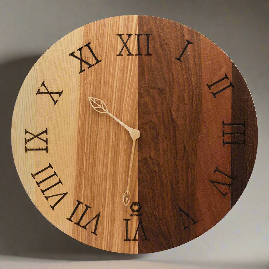 Tidskontrasten-Wooden Wall Clock